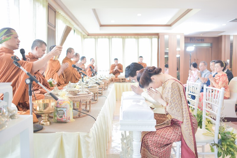 Maneechan Wedding Buddhist Ceremony